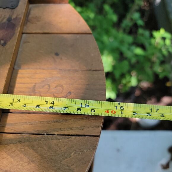 Basketville Vermont Picnic Basket Sturdy Vertical Slates Handles Apple Design - Picture 10 of 12